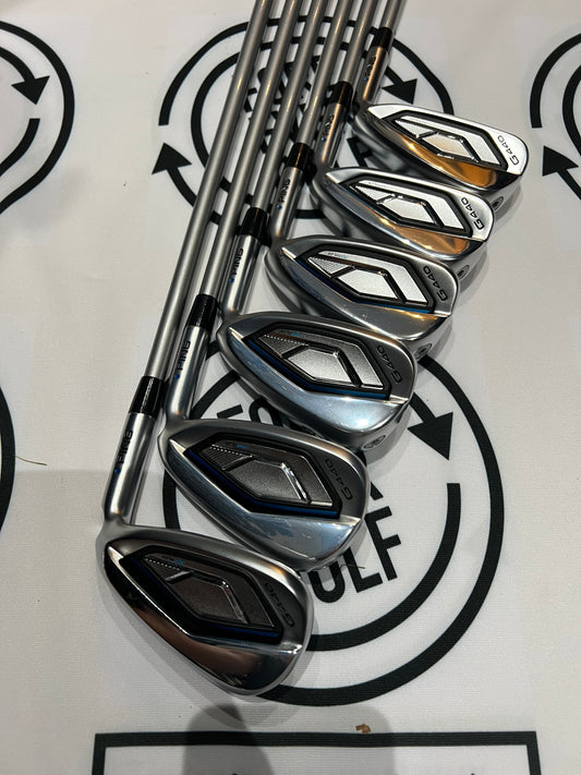 PING G440 IRONS / 6 - UW / Blue Dot / Mens RH / 35g Alta Quick Graphite Shafts