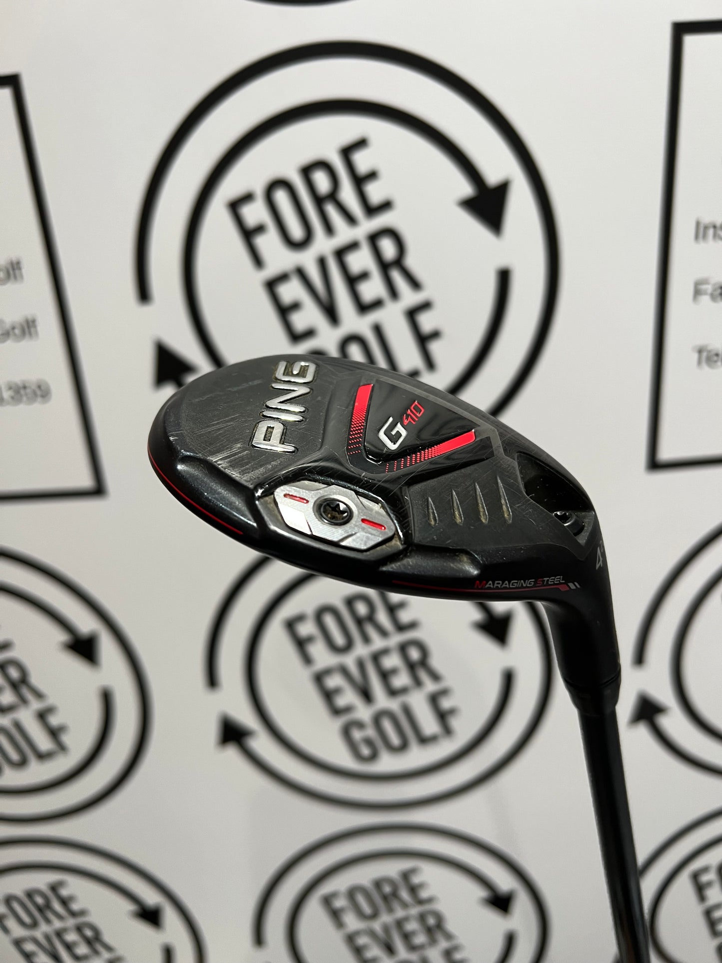 PING G410 4 HYBRID. / 22 Deg / Mens RH / 70g Reg Flex