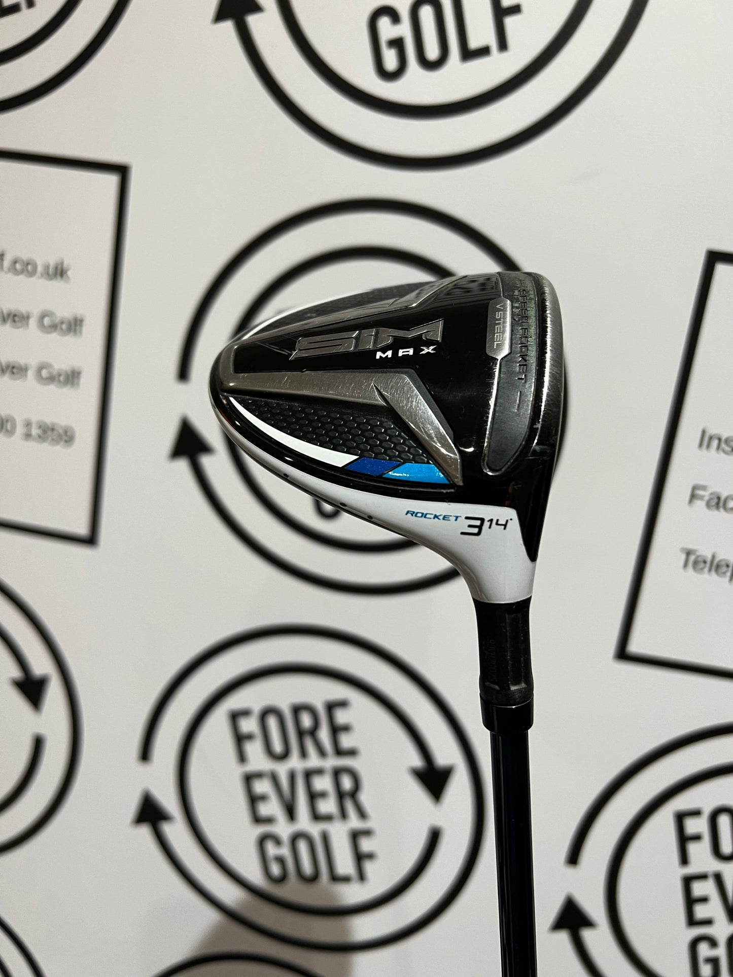TAYLORMADE SIM MAX ROCKET 3 WOOD / 14 Deg / RH / 60g Stiff Flex