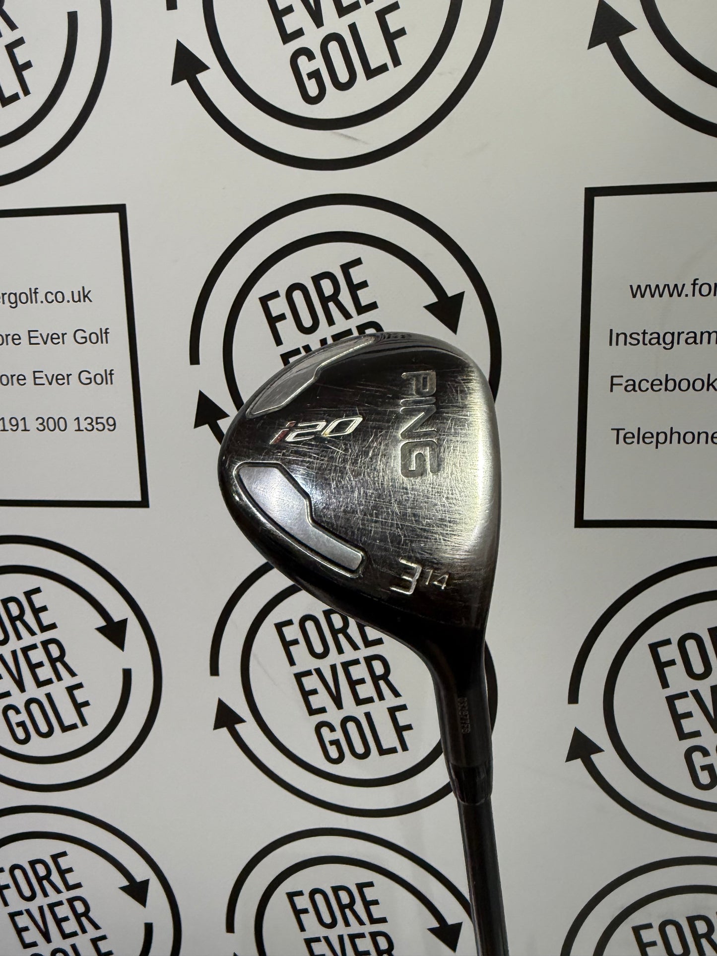 PING i20 3 WOOD / 14 Degree / Mens RH / 70g Reg Flex / GOOD USED