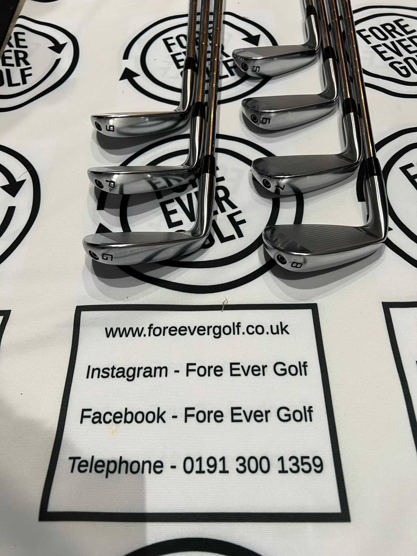 COBRA FORGED TEC 2022 IRONS / 5 - GW / Mens RH / 100g Stiff Flex