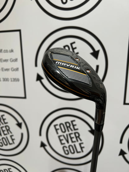 CALLAWAY MAVRIK 4 HYBRID / 22 Deg / Mens RH / 75g Stiff Flex