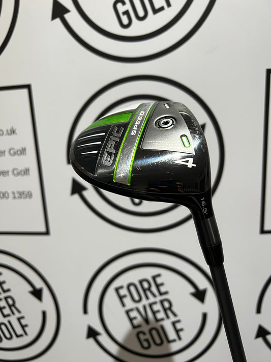 CALLAWAY EPIC SPEED 4 WOOD / 16.5 Deg / Mens RH / 50g Reg Flex
