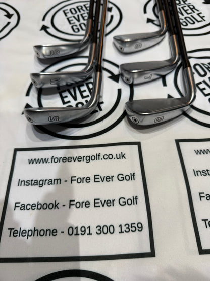 PING G410 IRONS / 6 - SW / RH / AWT Reg Flex Graphite Shaft