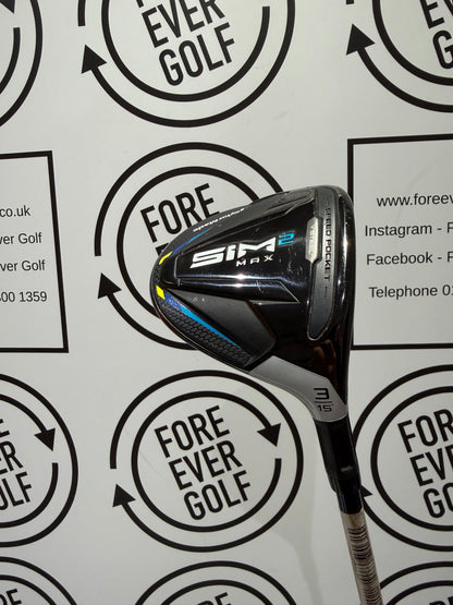TAYLORMADE SIM2 3 WOOD / 15 Degree / RH / 50g Reg Flex