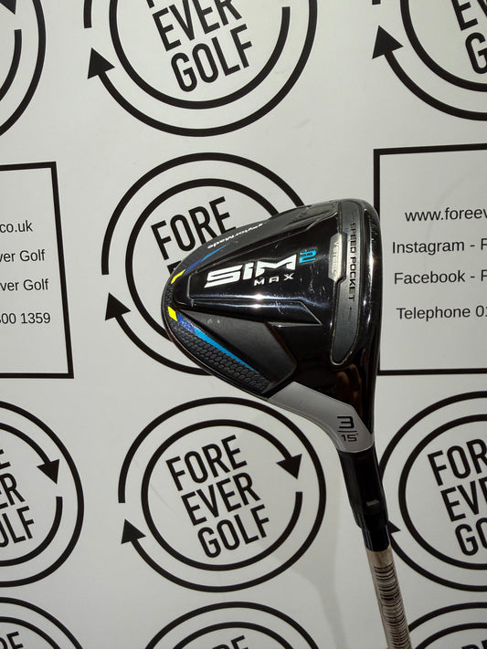 TAYLORMADE SIM2 3 WOOD / 15 Degree / RH / 50g Reg Flex