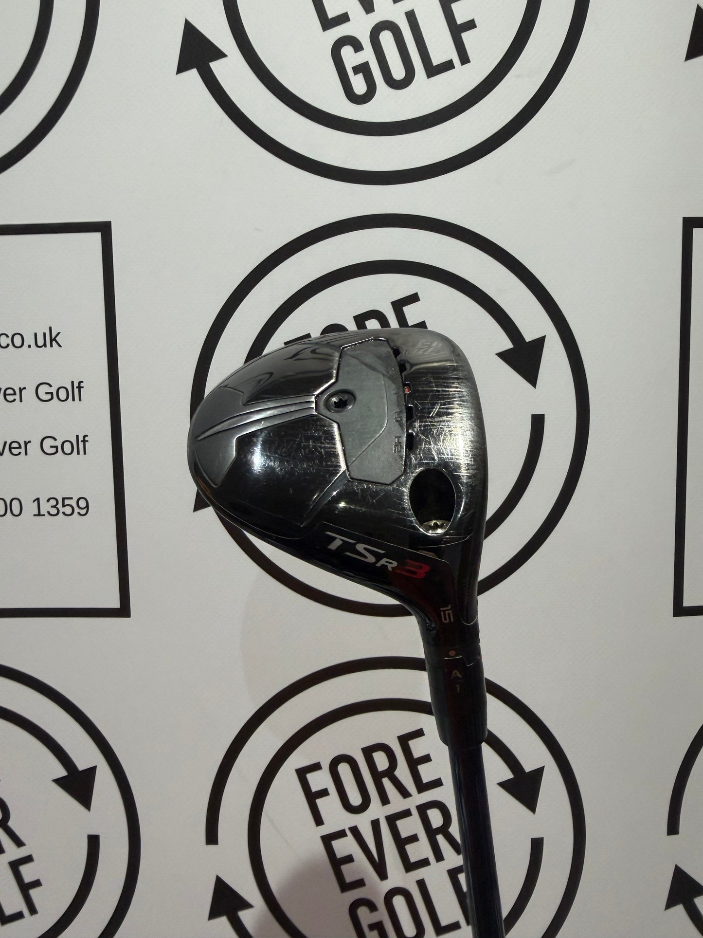 TITLEIST TSR3 3 WOOD / 15 Degree / Mens RH / 60g Stiff Flex
