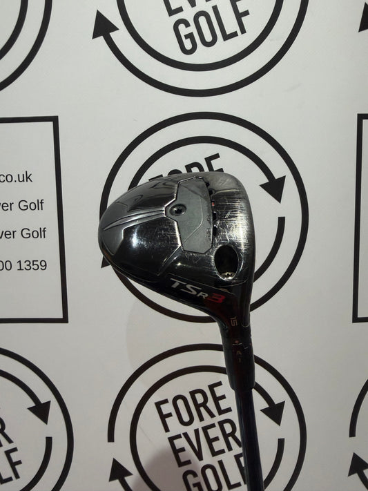 TITLEIST TSR3 3 WOOD / 15 Degree / Mens RH / 60g Stiff Flex