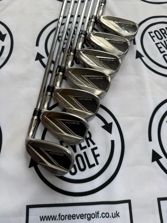 TAYLORMADE STEALTH IRONS / 5 - AW / Mens RH / 85g Reg Flex