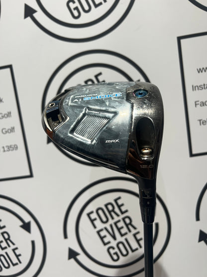 CALLAWAY Ai SMOKE MAX DRIVER / 12 Deg / Mens RH / 55g Reg Flex
