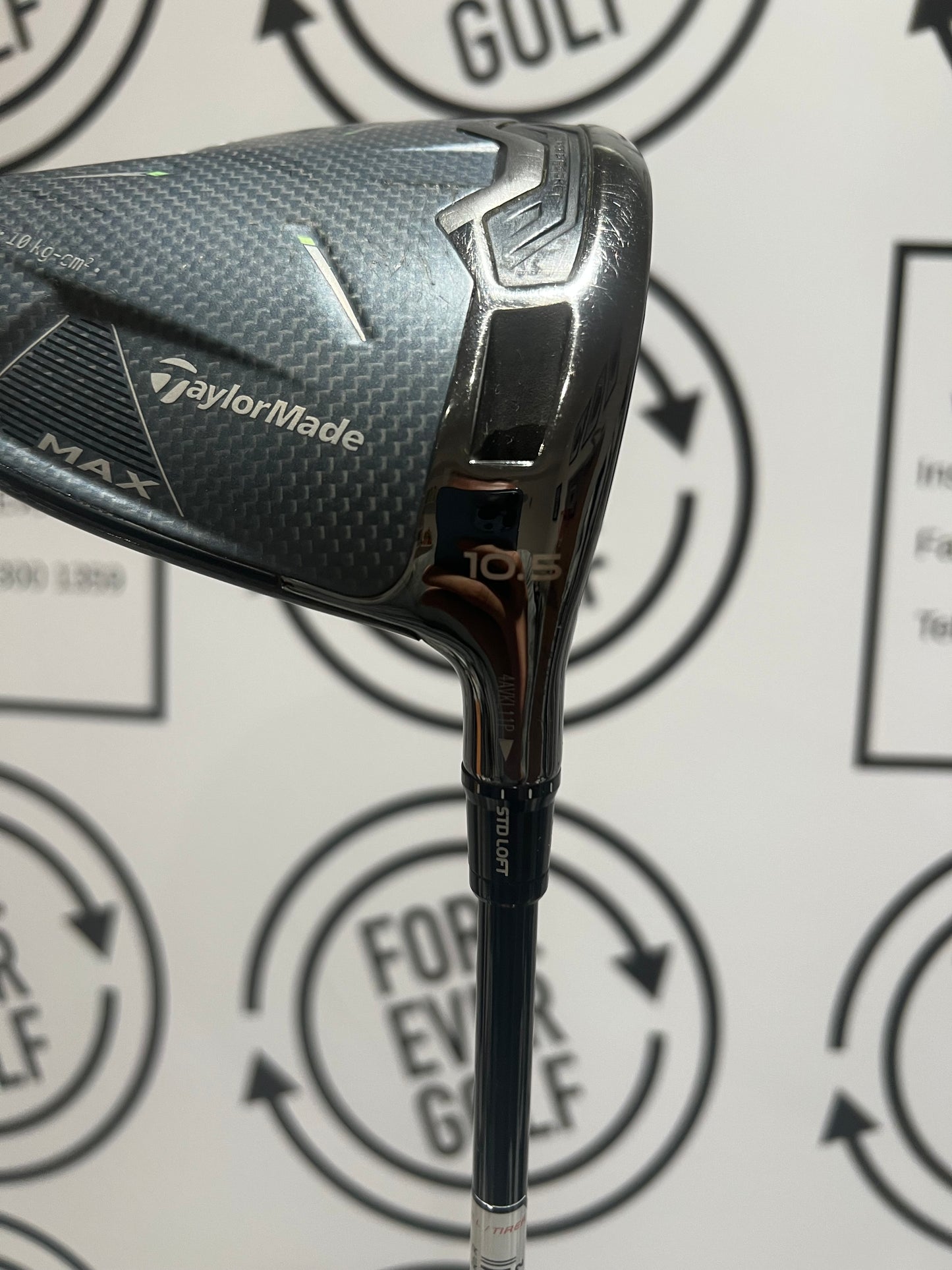 TAYLORMAXE QI35 MAX DRIVER / 10.5 Deg / Mens RH / 60g Reg Flex