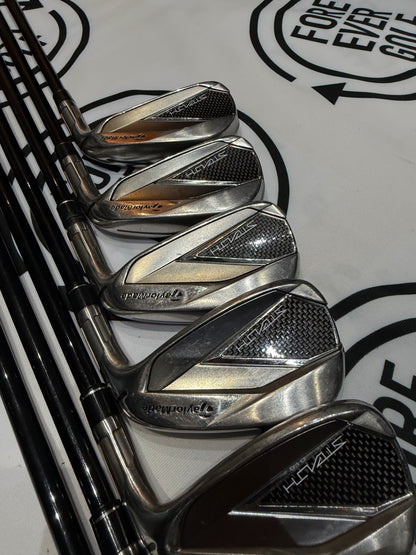 TAYLORMADE STEALTH IRONS / 5 - SW / RH 60g Reg Flex Graphite Shafts