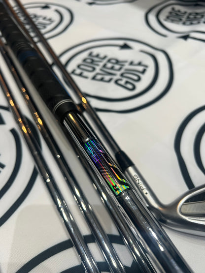 PING G400 IRONS / 5 - UW / Mens RH / Regular Flex / Black Dot
