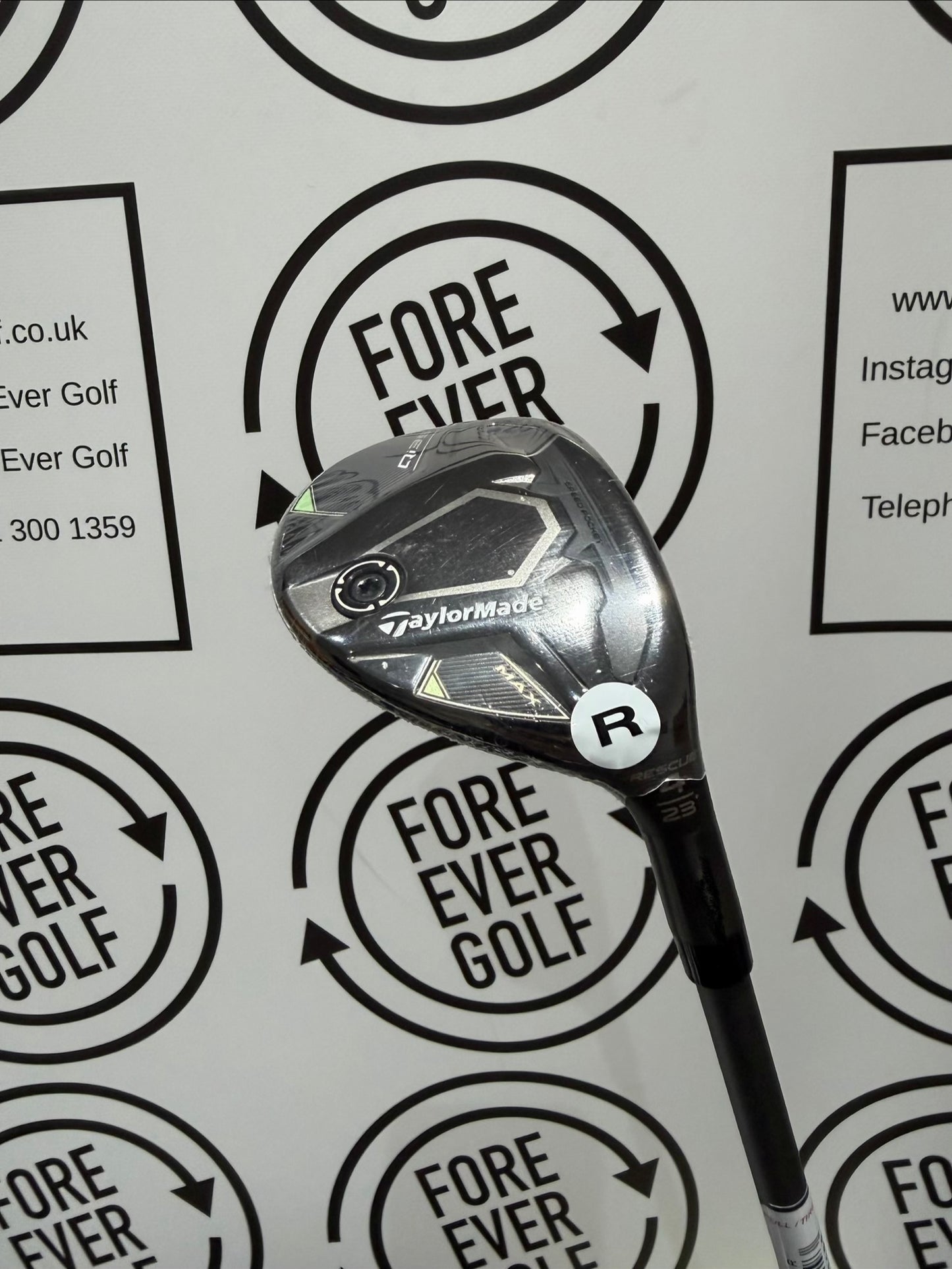 TAYLORMADE Qi35 MAX 4 HYBRID / 23 Deg / RH / 50g Reg Flex