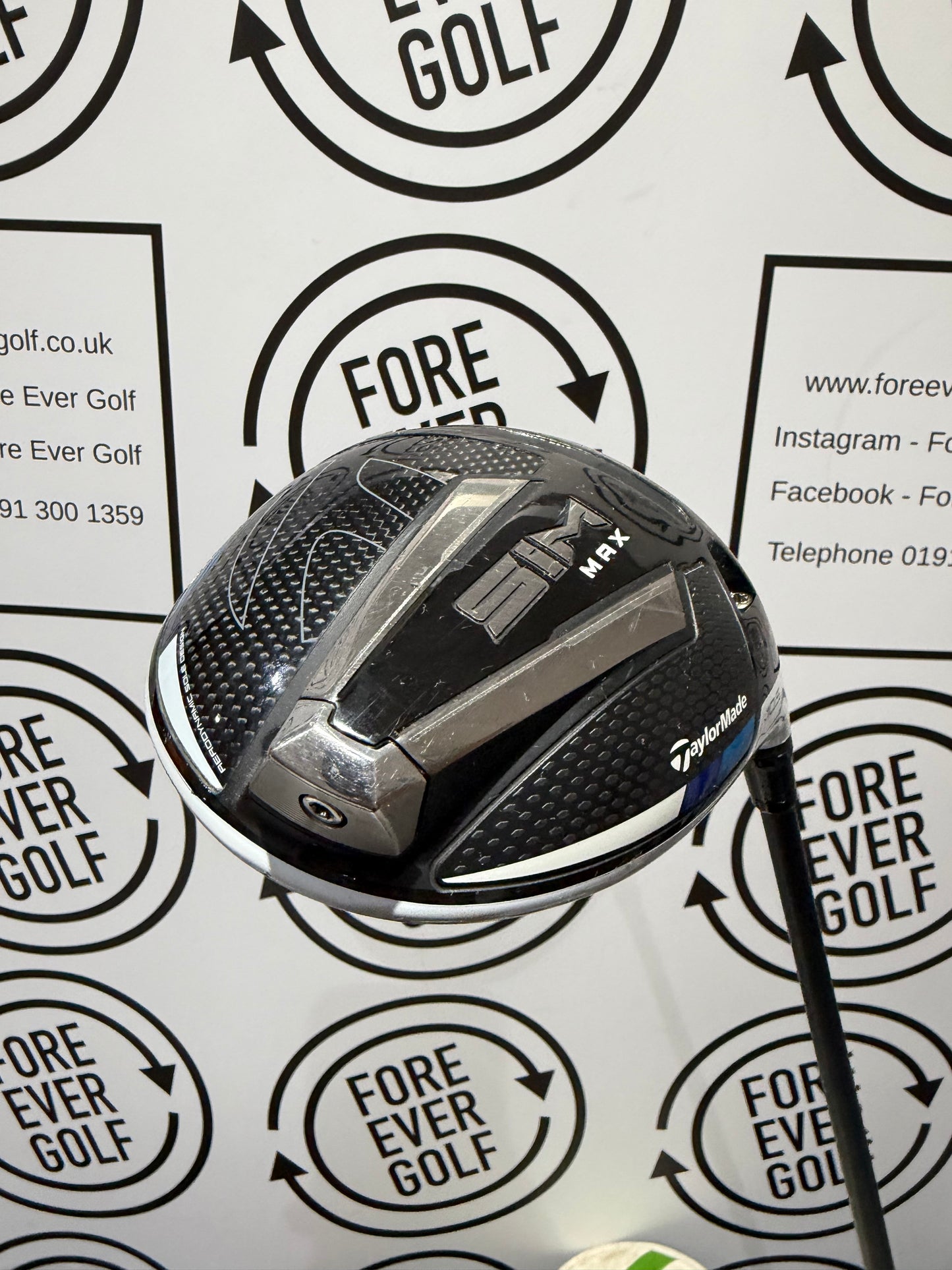 TAYLORMADE SIM MAX DRIVER / 10.5 Deg / Mens RH / 60g Stiff Flex