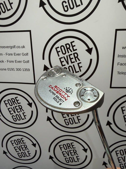 SCOTTY CAMERON SUPER SELECT GOLO 6 PUTTER / RH / 34”