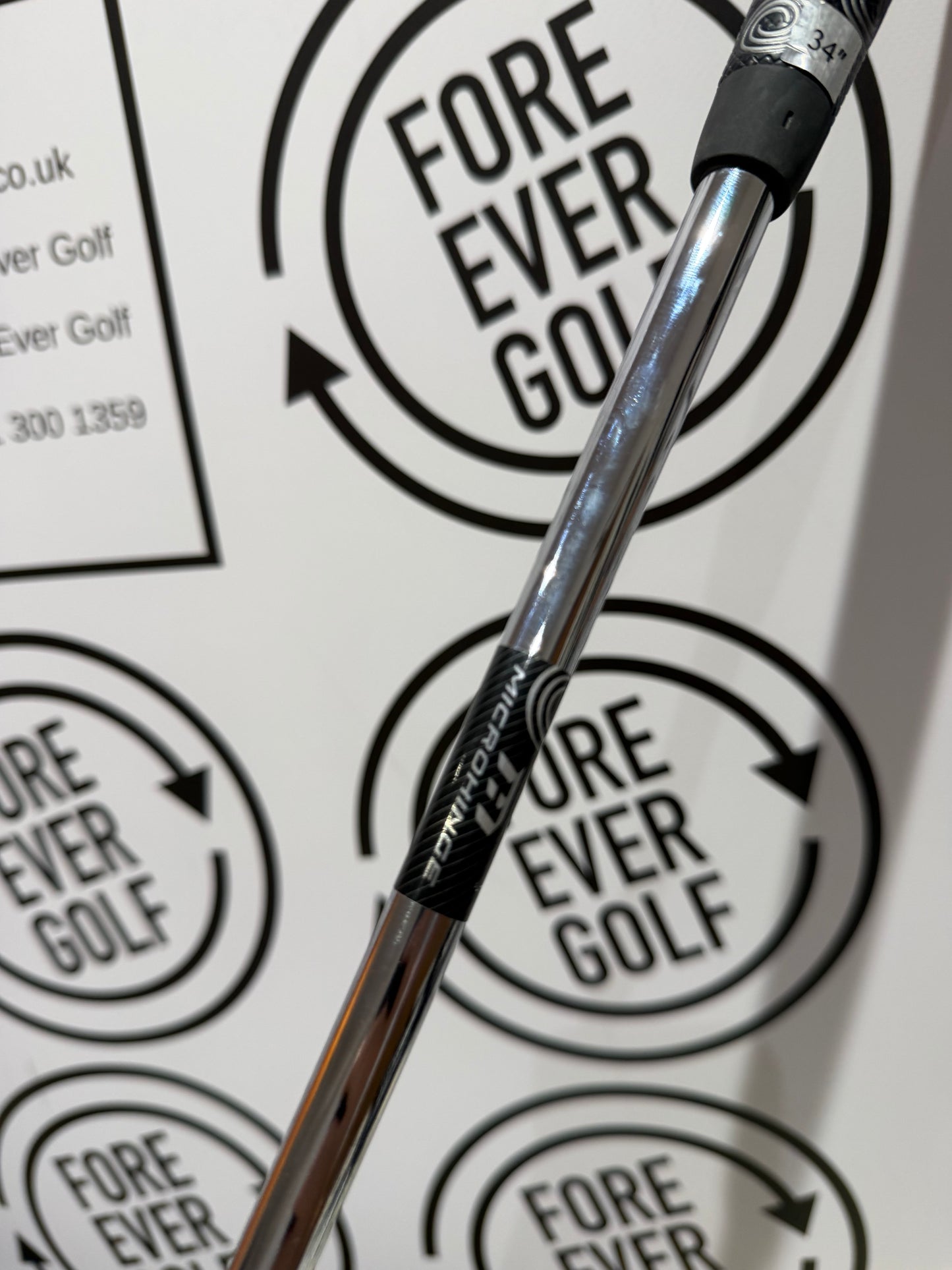 ODYSSEY MICRO HINGE #7 DB PUTTER / 34” / Mens RH