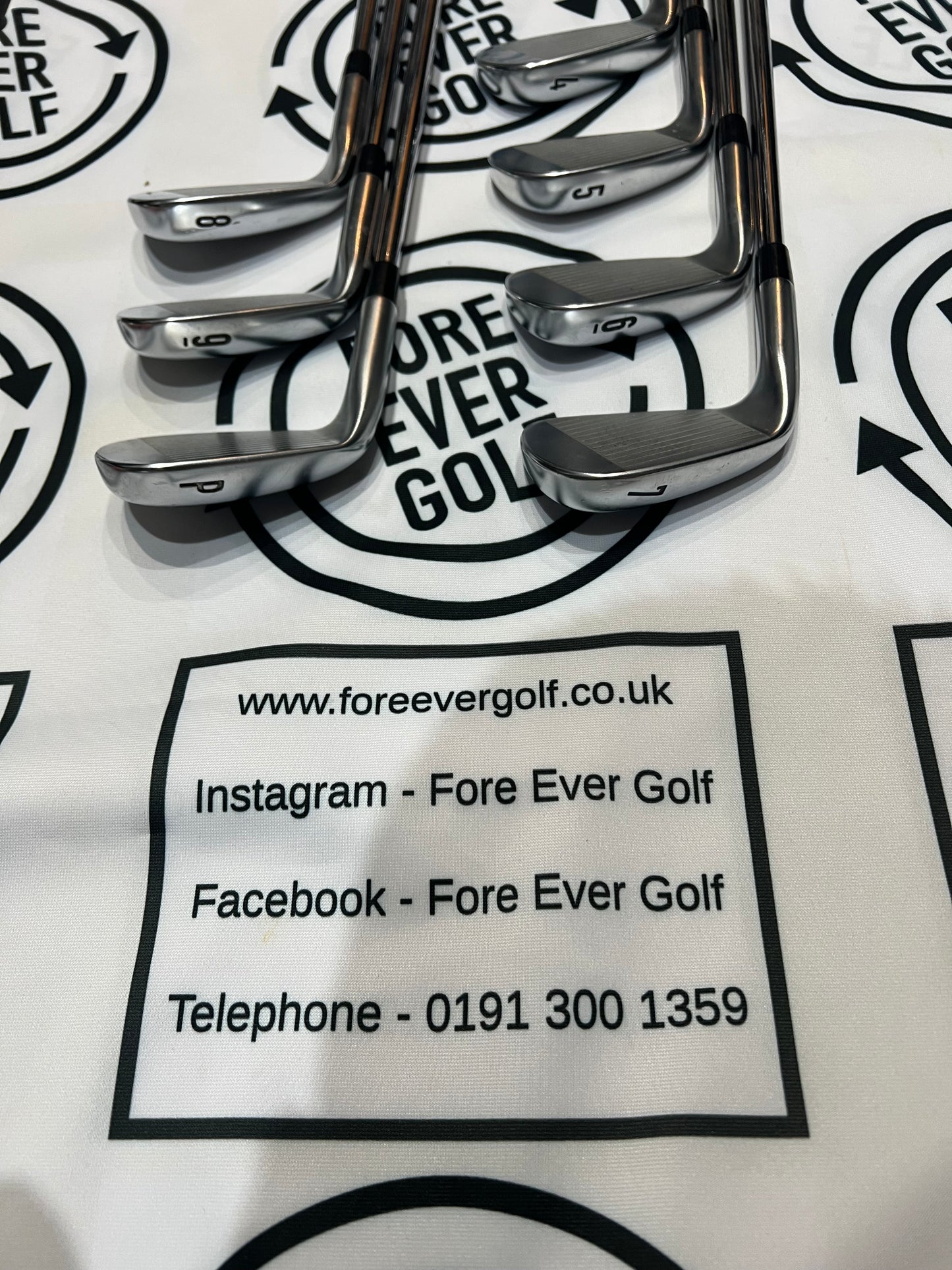 CALLAWAY APEX TCB FORGED IRONS / 4 - PW / RH / 120g Stiff Flex