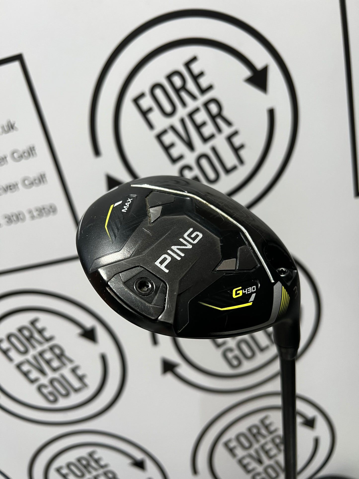 PING G430 MAX 3 WOOD / 15 Deg / Mens RH / 65g Stiff Flex
