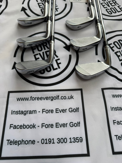 CALLAWAY APEX CB FORGED (‘24) IRONS / 4 - 9 / Mens RH / 120g X-Stiff Flex