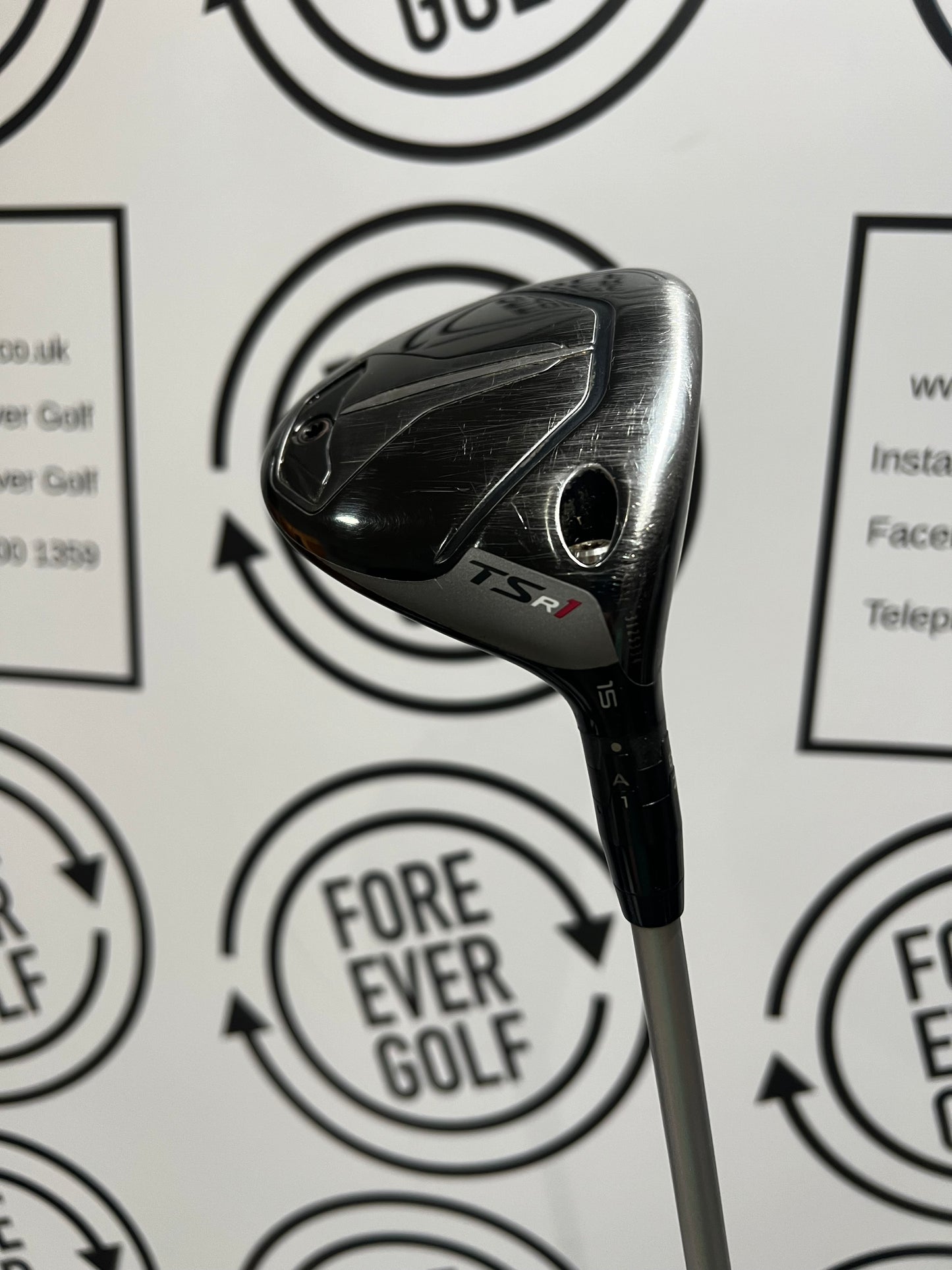 TITLEIST TSR1 3 WOOD / 15 Deg / RH / 40g Reg Flex
