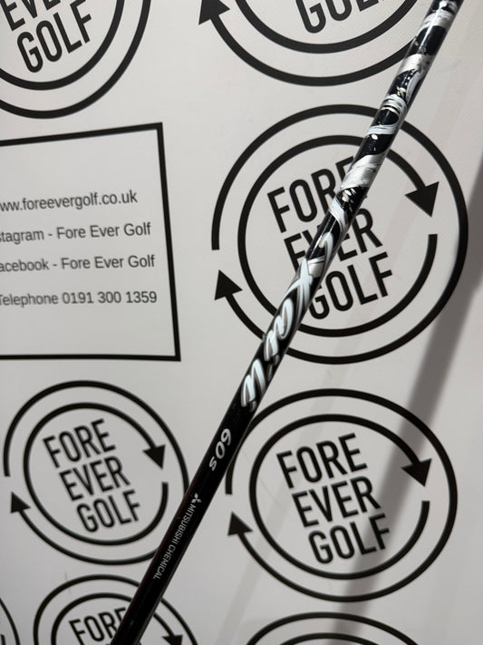 KALI WHITE DRIVER SHAFT / 60g Stiff Flex / Mitsubishi / NO TIP / 43” / GOOD USED