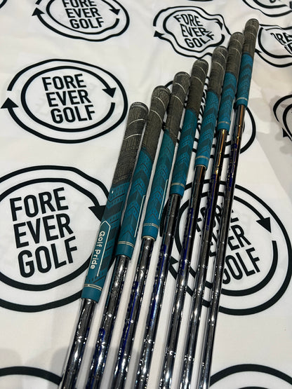 PING G410 IRONS / 5 - UW / Mens RH / 98g Reg Flex / Black Dot