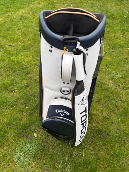 CALLAWAY PARADYM TOUR STAFF BAG / White/Navy / 6 Way Divide