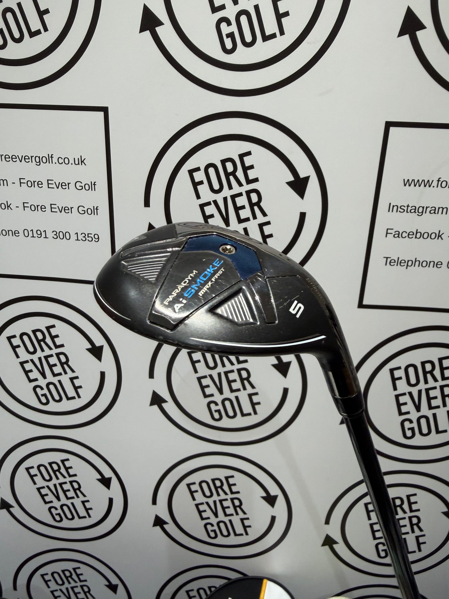 CALLAWAY Ai SMOKE MAX FAST 5 HYBRID / 24 Deg / RH / 40g Soft Reg Flex