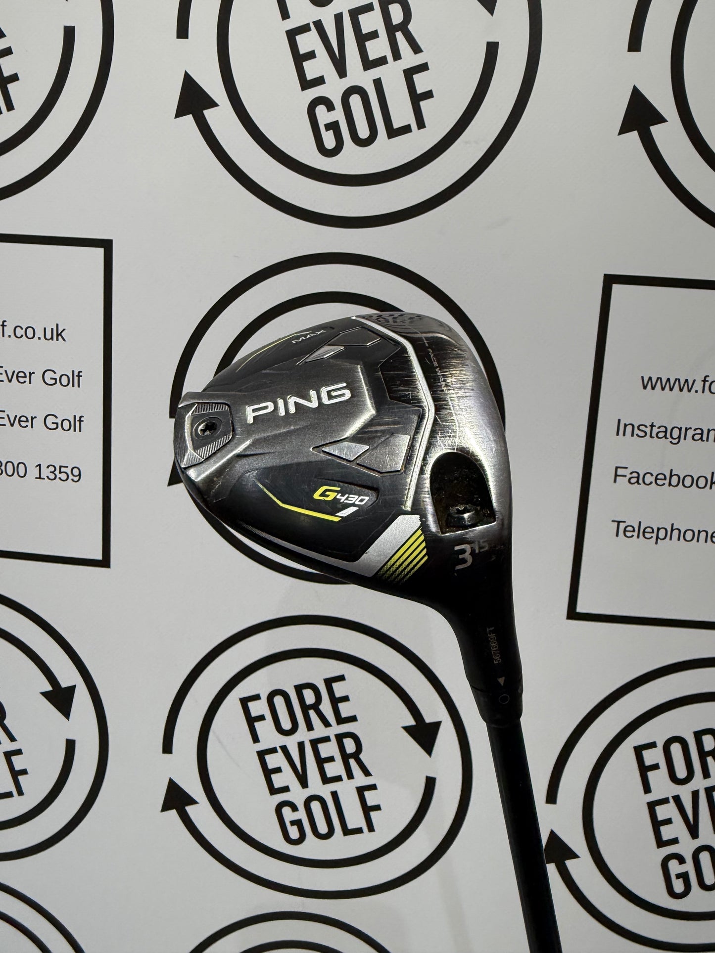 PING G430 MAX 3 WOOD / 15 Degree / 65g Regular Flex