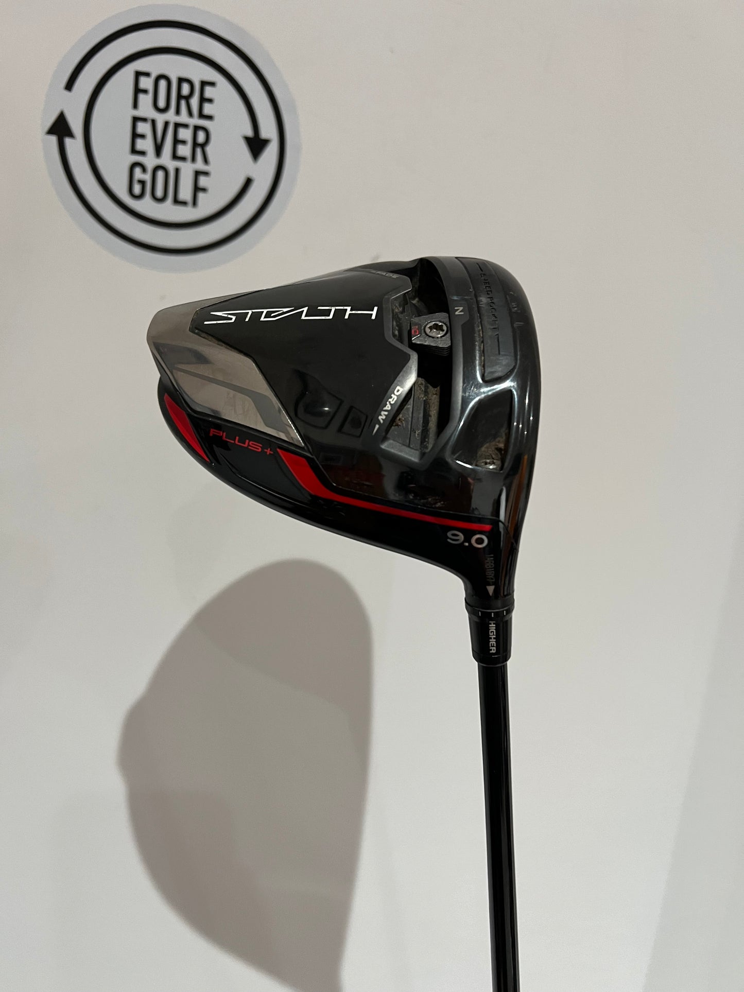 TAYLORMADE STEALTH PLUS DRIVER (9 Deg), Mens RH, 60g Stiff Flex