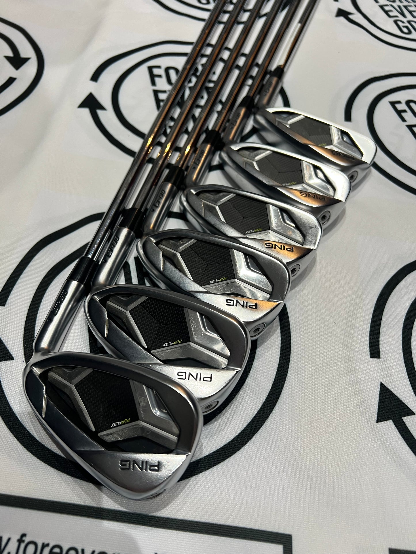 PING G430 IRONS / 5 - PW / Black Dot / Mens RH / 98g Reg Flex