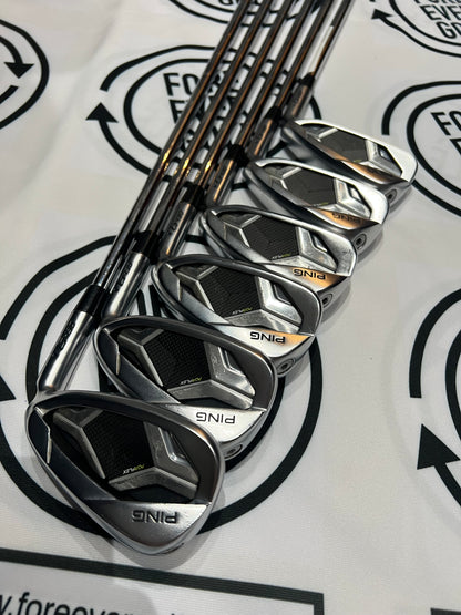 PING G430 IRONS / 5 - PW / Black Dot / Mens RH / 98g Reg Flex