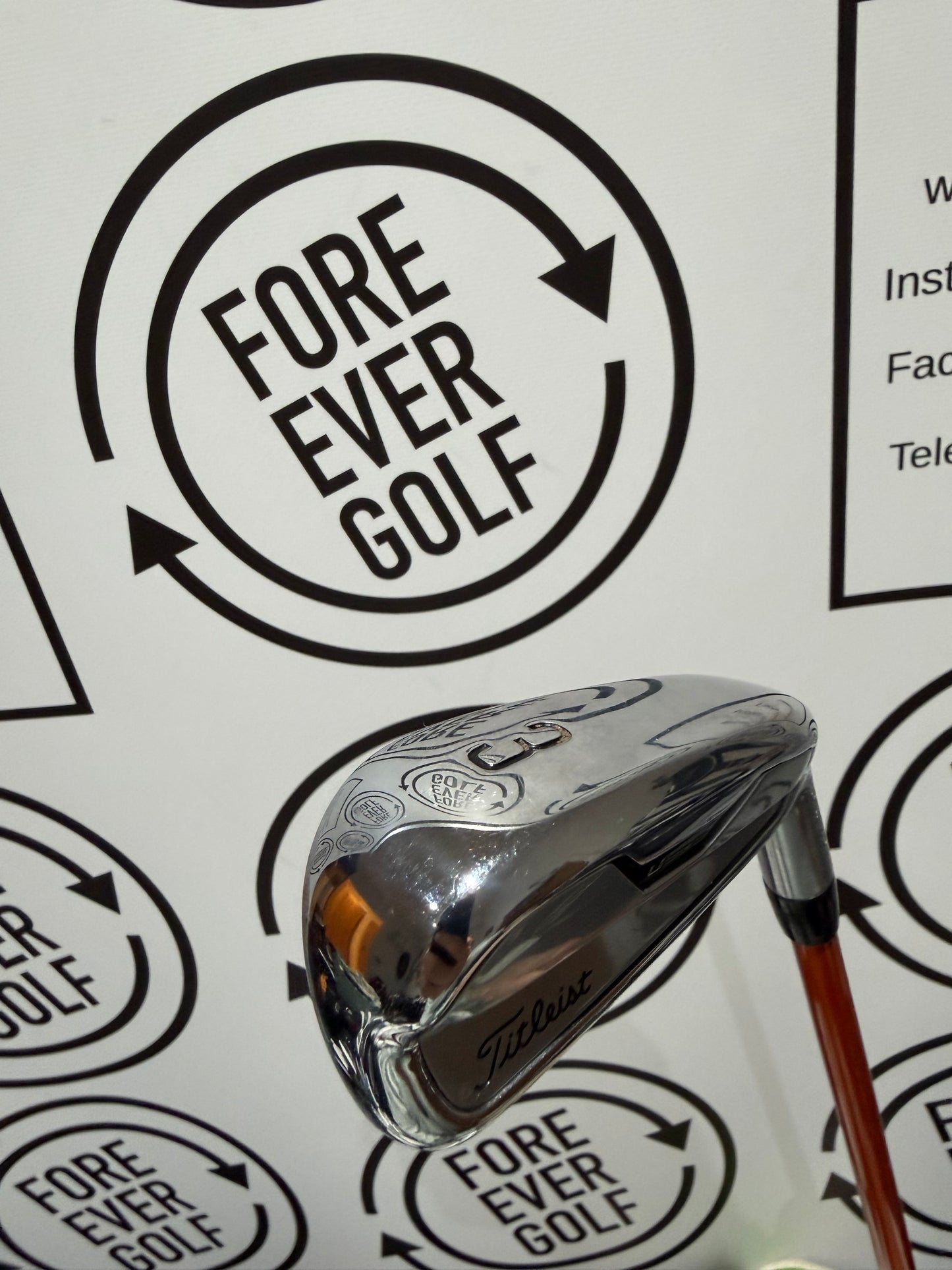 TITLEIST U505 3 IRON DRIVING IRON / RH / Graphite Design Di-85g Stiff Flex