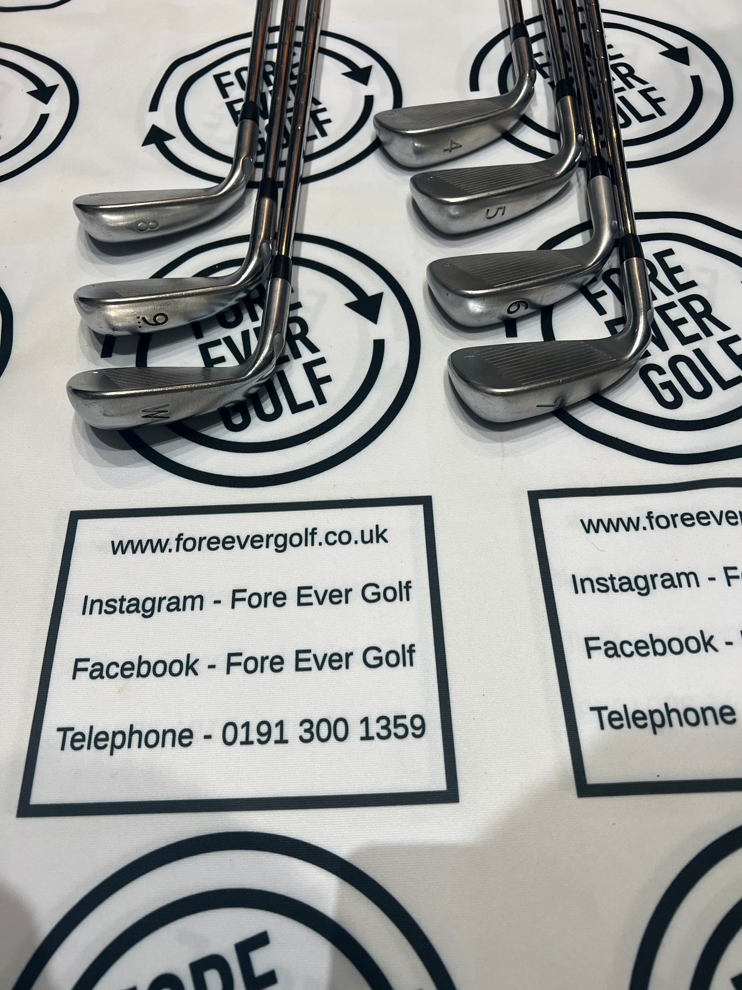 PING G400 IRONS / 4 - PW / Mens RH / 110g Reg Flex / GREEN DOT