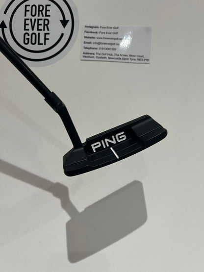 PING ANSER 2D PUTTER, Mens RH, Black, 34” in Length