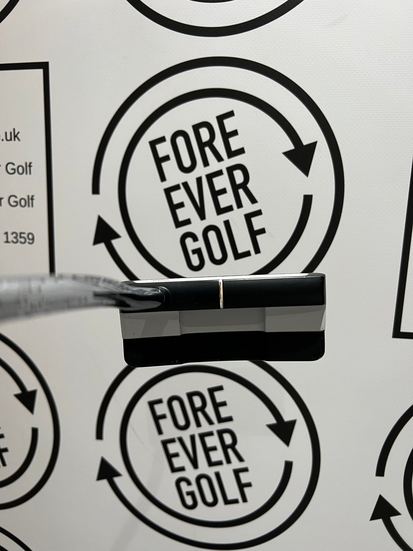 ODYSSEY WHITE HOT VERSA DOUBLE WIDE PUTTER / UST STABILITY SHAFT / 34” / RH