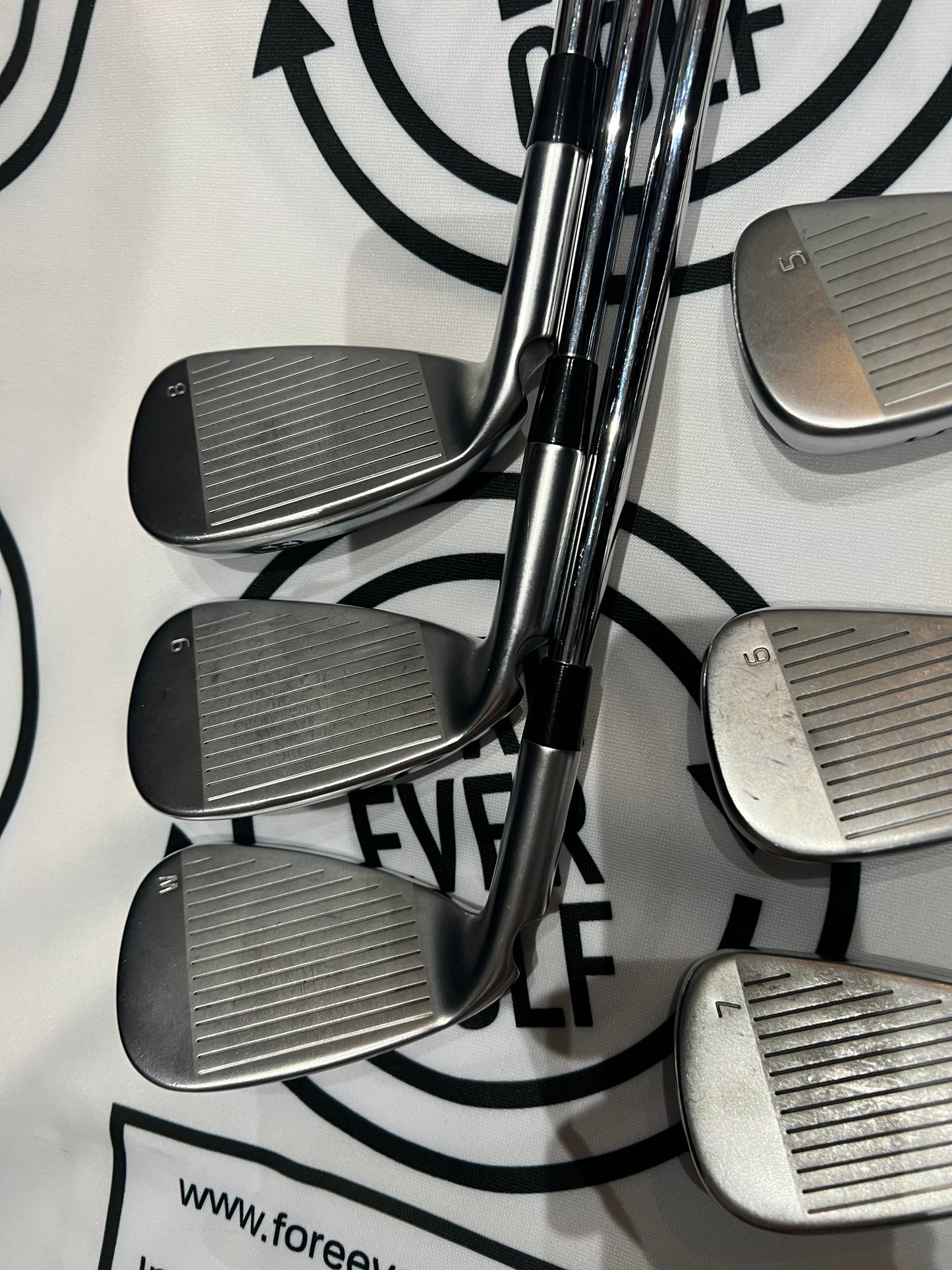 PING G430 IRONS / 5 - PW / Black Dot / Mens RH / 98g Reg Flex