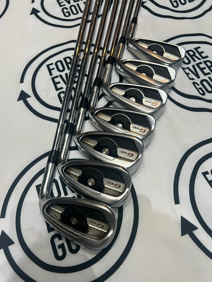 PING G400 IRONS / 4 - PW / Mens RH / 110g Reg Flex / GREEN DOT