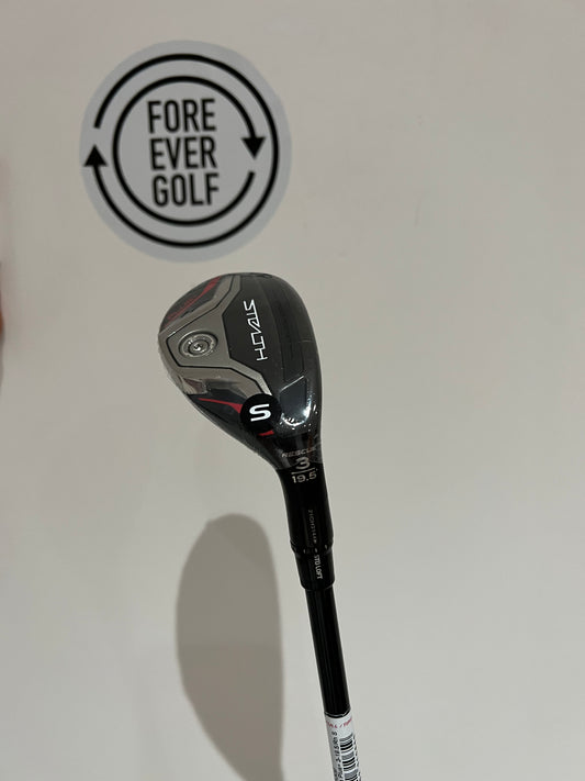 TAYLORMADE STEALTH PLUS 3 HYBRID (19.5 DEGREE), Mens RH, 80g Stiff Flex