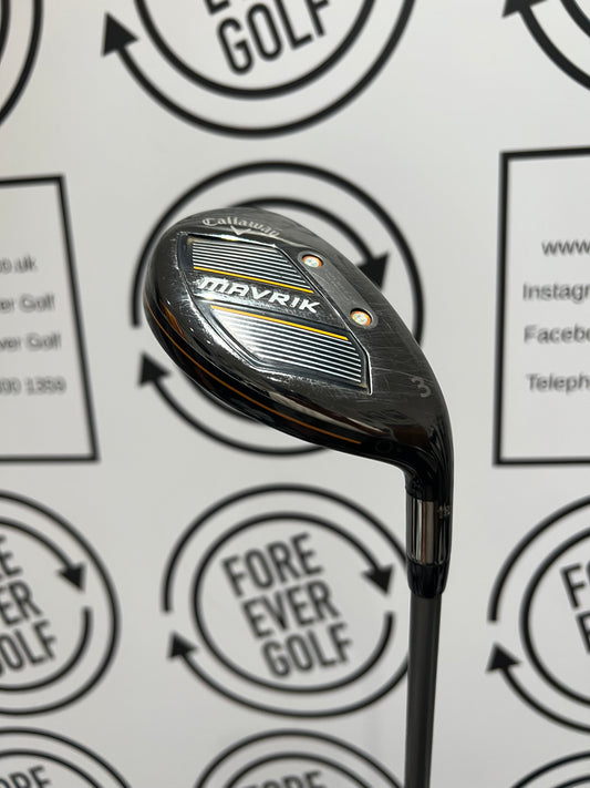 CALLAWAY MAVRIK 3 HYBRID / 18 Degree / RH / 65g Regular Flex
