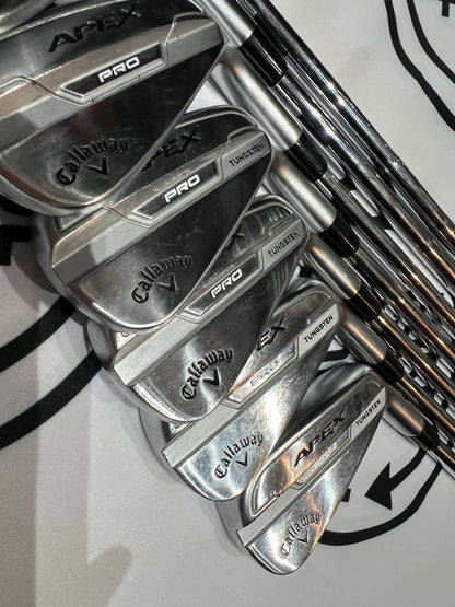CALLAWAY APEX PRO 2021 IRONS / 4 - PW / Mens RH / X100 Shafts
