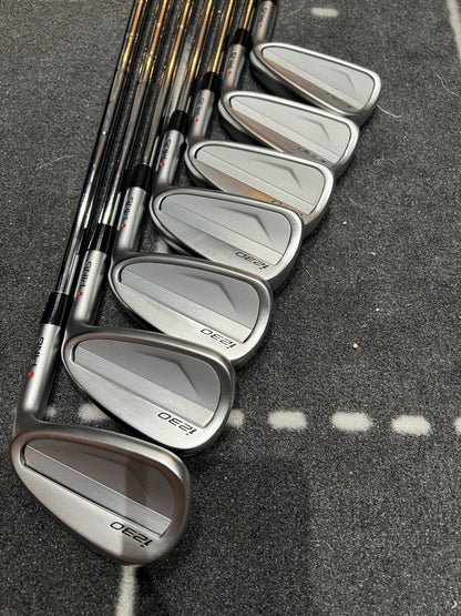 PING i230 IRONS / 4 - PW / Red Dot / 130g X-Stiff Flex