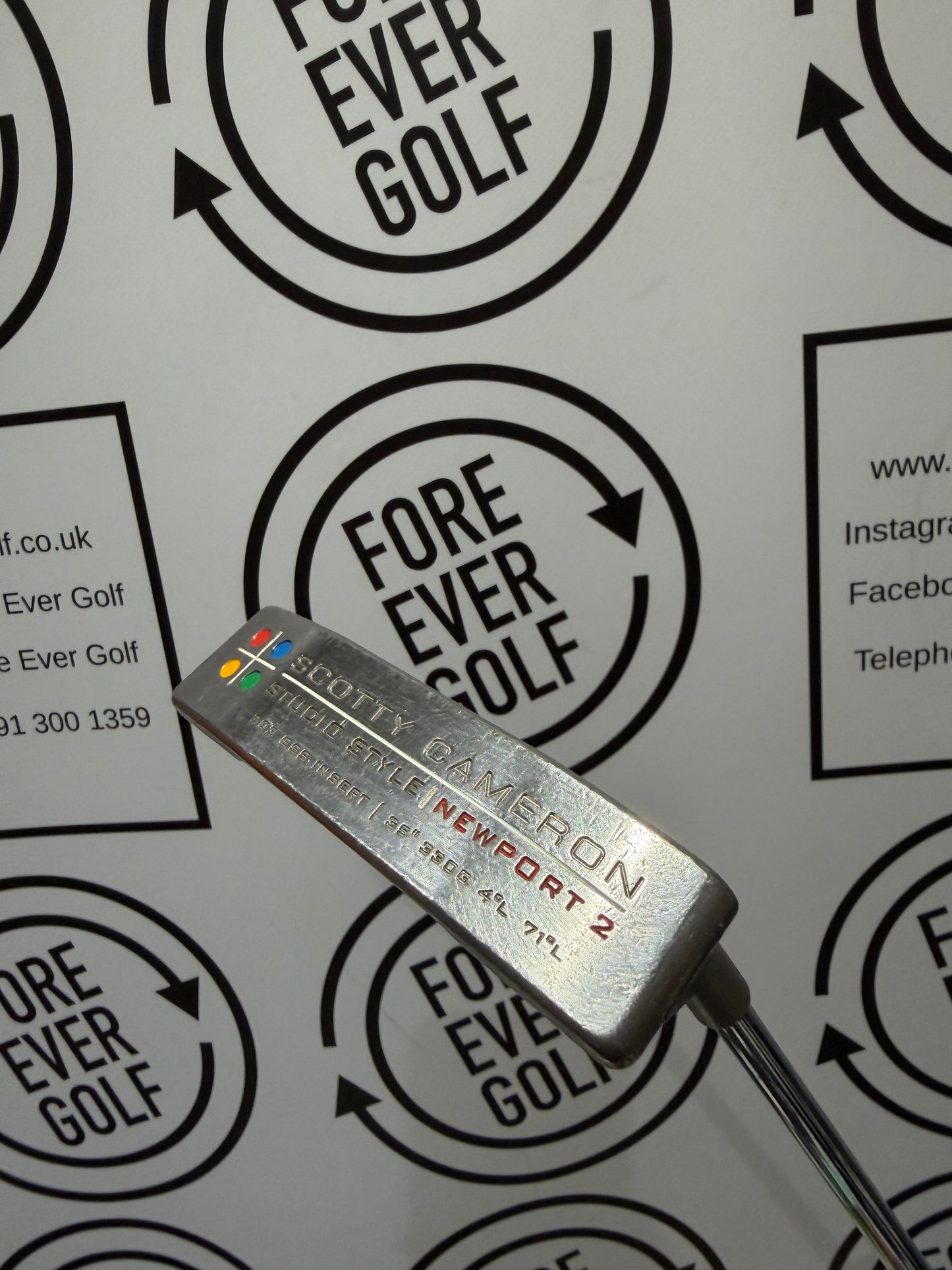 SCOTTY CAMERON STUDIO STYLE NEWPORT 2 PUTTER / RH / 35”