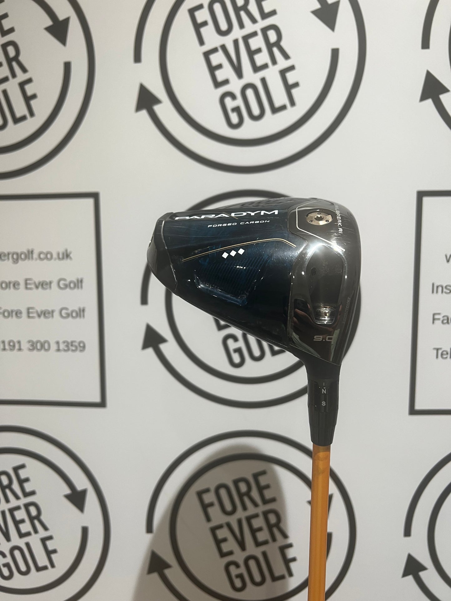 CALLAWAY PARADYM TRIPLE DIAMOND DRIVER / 9 Degree / RH / 76g Stiff Flex