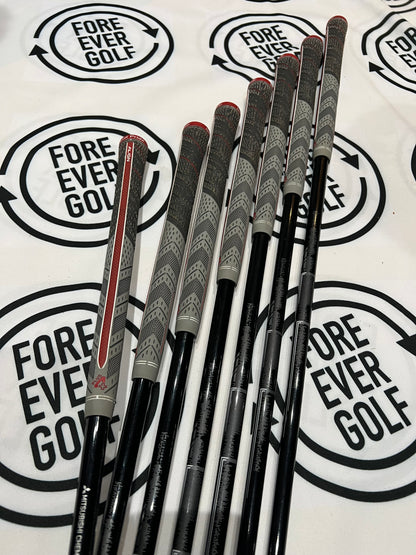 MIZUNO JPX 925 HOT METAL PRO IRONS / 5 - SW / RH / 55g Graphite A Flex
