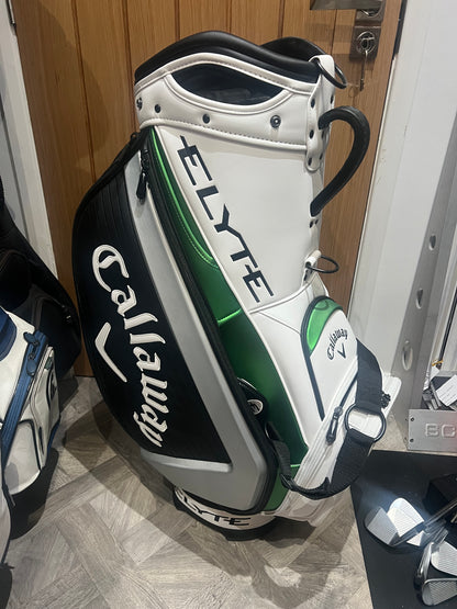 CALLAWAY ELYTE TOUR BAG / Black/Grey/Green/White / 6 Way Divide
