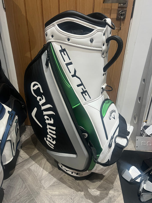 CALLAWAY ELYTE TOUR BAG / Black/Grey/Green/White / 6 Way Divide