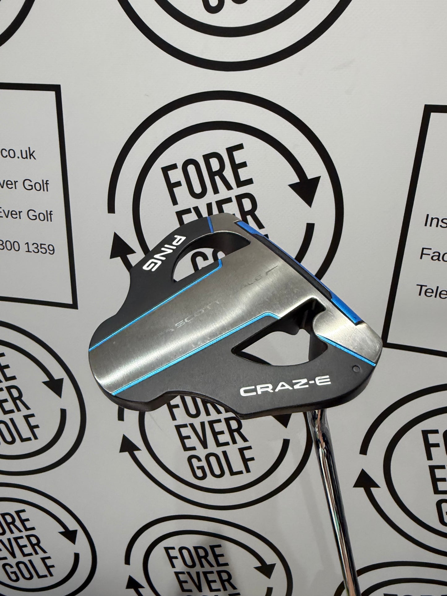 PING SCOTTSDALE (2025) CRAZ-E COUNTER BALANCE PUTTER / 37.5” / RH