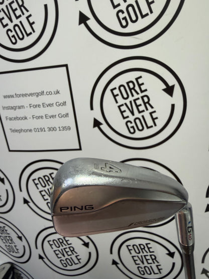 PING G410 CROSSOVER 4 IRON / 23 Degree / Blue Dot / 70g Stiff Flex / GOOD USED